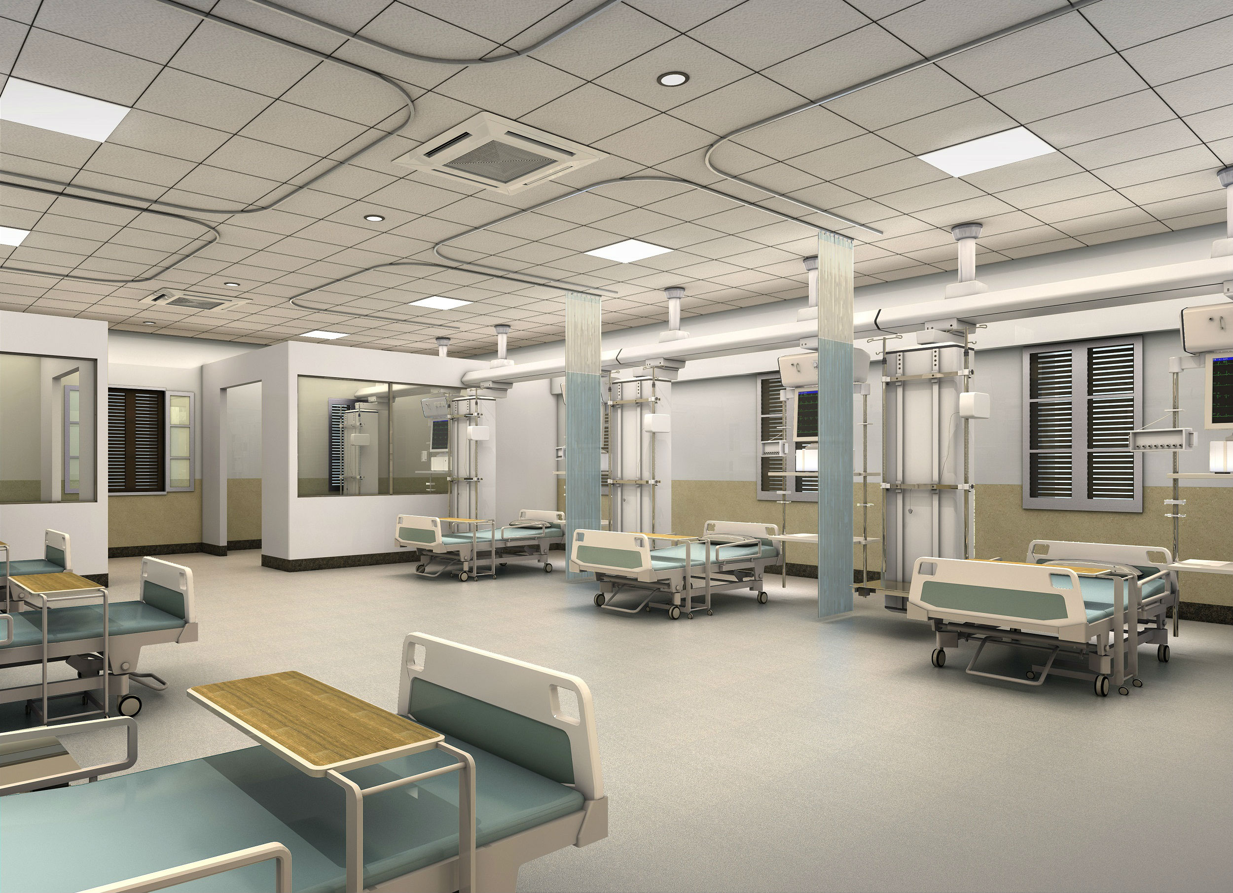 ICU sterile operating room